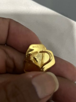 Colgante Flor Oro de Plata S925