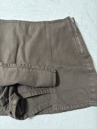 Falda Short Vaquera Marrón Talla 40