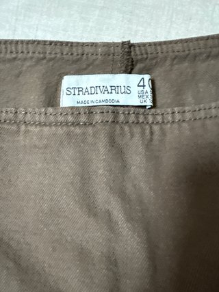 Falda Short Vaquera Marrón Talla 40