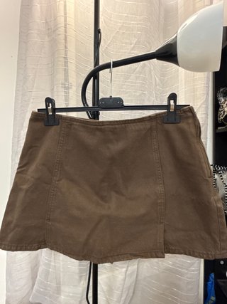 Falda Short Vaquera Marrón Talla 40