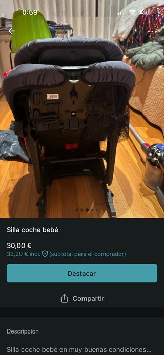 Silla coche bebé Casual Play