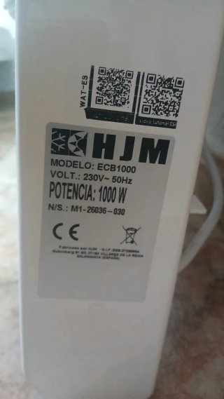 Emisor Térmico HJM 1000W Bajo Consumo Digital