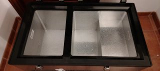 Nevera Portátil Doble Compartimento 12V/220V