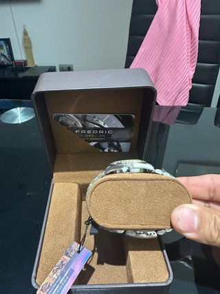 Reloj Frederic Dama Nuevo Caja Oro/Plata