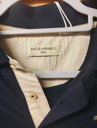 Polo Baci & Abbracci Blu