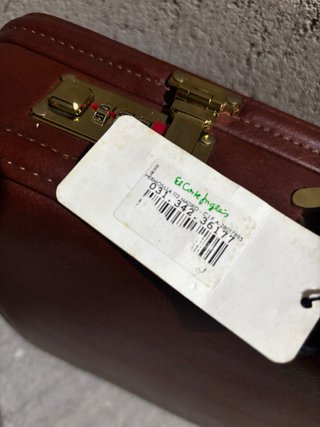 Maletín Piel De Cerdo Corte Inglés Marrón