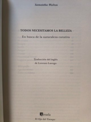 TODOS NECESITAMOS LA BELLEZA SAMANTHA WALTON