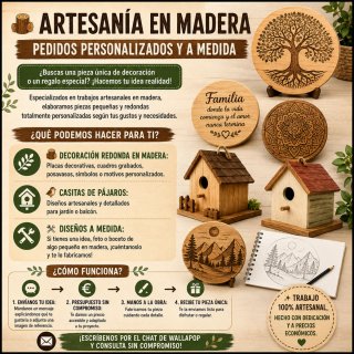 Decoración Artesanal en Madera Personalizada