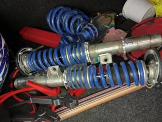 Suspensión roscada E46 Coilover Ajustable Azul