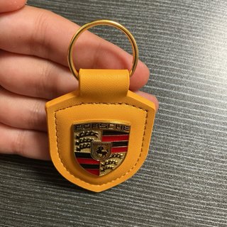 Llavero Porsche Amarillo