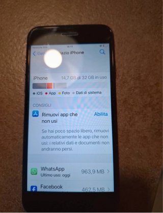 iPhone 7 32GB Nero/Argento