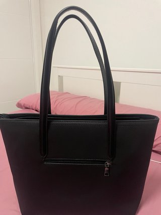 Bolso Tote Lacoste Negro