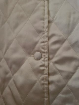 Bata vintage de satén acolchada T. XXL
