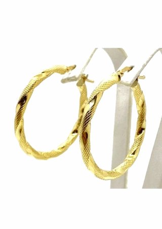 Pendientes Aro Oro 14 Kl.