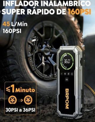 SIN ABRIR Arrancador Batería+Compresor Aire 8000A