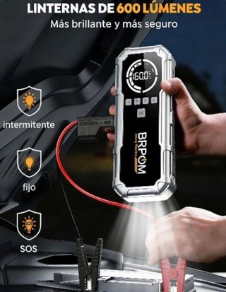 SIN ABRIR Arrancador Batería+Compresor Aire 8000A