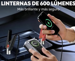 SIN ABRIR Arrancador Batería+Compresor Aire 8000A