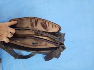 Mochila Marrón Cuero