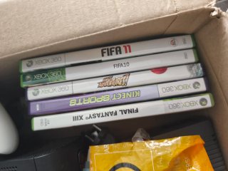 Xbox 360 con Kinect y juegos
