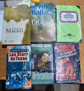 Lote de 6 Libros Variados Lote 18 libros estefania