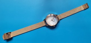 Reloj Olivia Burton Mujer Azul y Dorado