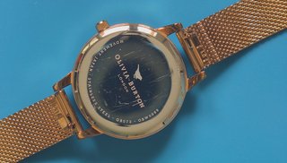 Reloj Olivia Burton Mujer Azul y Dorado