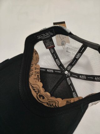 Gorra Von Dutch Trucker Negra y Blanca