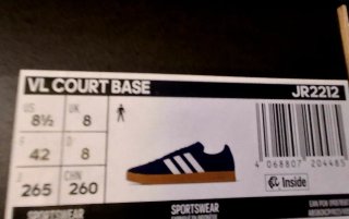Adidas Court Base Azul y Blanco