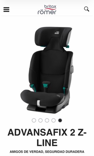 Silla coche Römer Advansafix 2 Z-Line