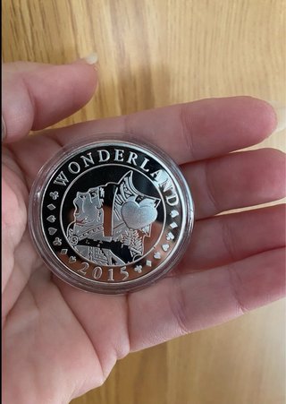 Moneda Alicia en el País de las Maravillas
