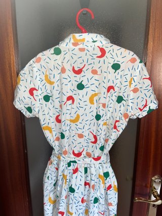 Vestido Compañía Fantástica estampado retro