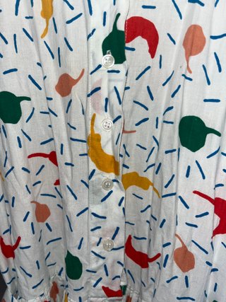 Vestido Compañía Fantástica estampado retro