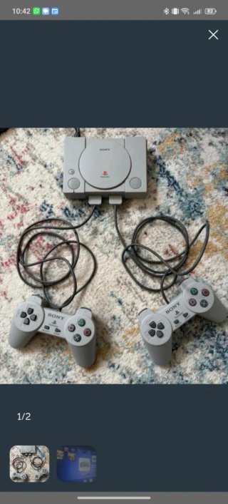 Consola Sony PlayStation 1 con 2 mandos