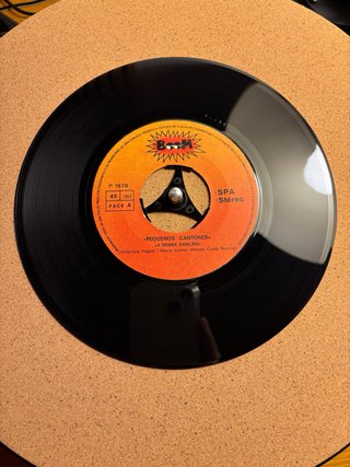 Disco 45 RPM Pequenos Cantores - A Nossa Canção