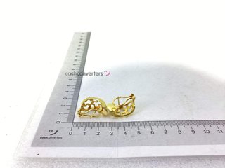 argollas oro 18k