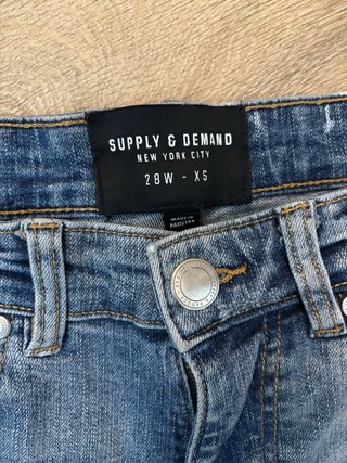Jeans Supply & Demand strappati ragazzo taglia XS
