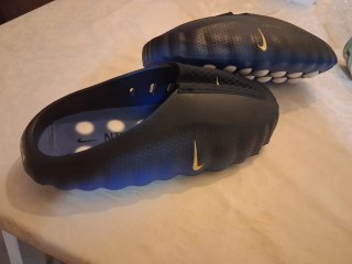 Zapatillas Nike MIDI 001 Negras y Azules
