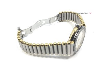 reloj pulsera premium unisex breitling elesse damen uhr 81170 30mm stahl/gold top zustand vintage br260