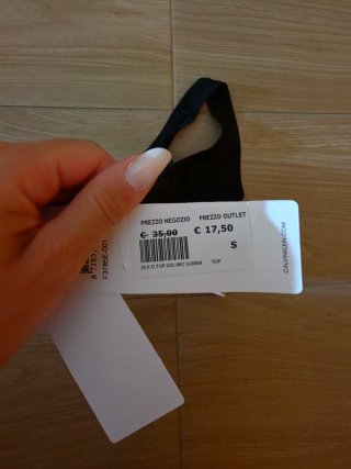 Top Calvin Klein Nero S