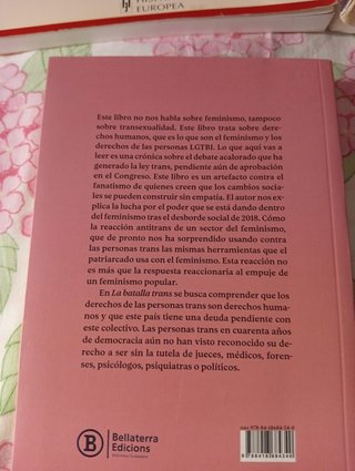 Libro la batalla trans
