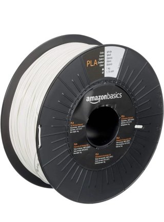 Filamento PLA Amazon Basics 1.75mm Blanco 1kg