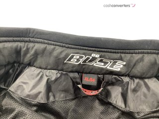 chaqueta motorista büse negro verde