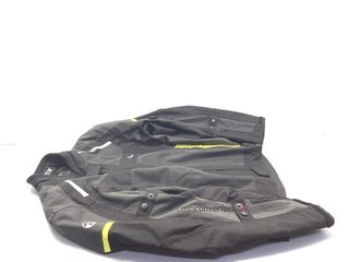 chaqueta motorista büse negro verde