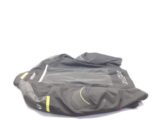 chaqueta motorista büse negro verde