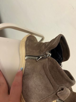 Stivaletti donna in pelle marrone
