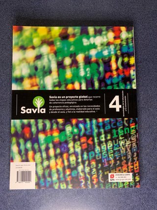 Libro Tecnologías Información TIC 4 ESO Savia SM