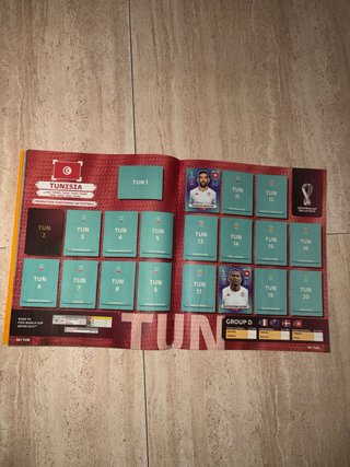 Álbum Qatar 2022 y 55 cromos