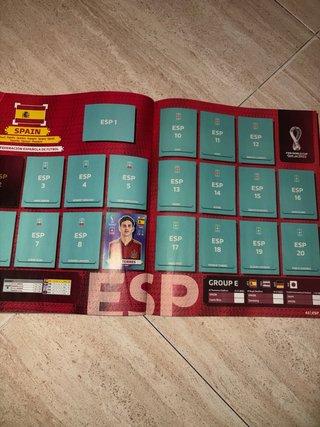 Álbum Qatar 2022 y 55 cromos