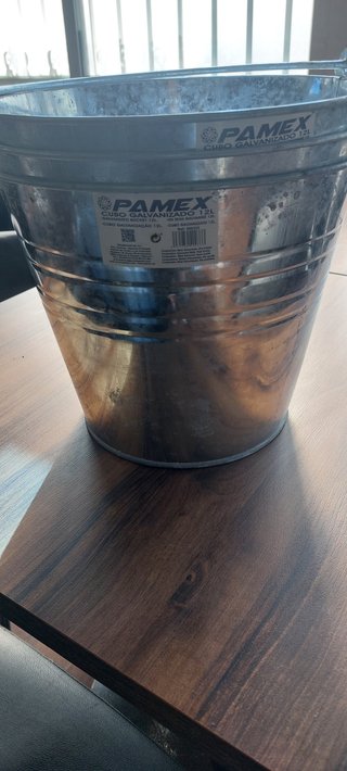 Cubo Metálico Galvanizado 12L