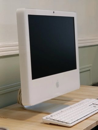 iMac Apple Vintage Plata/Blanco